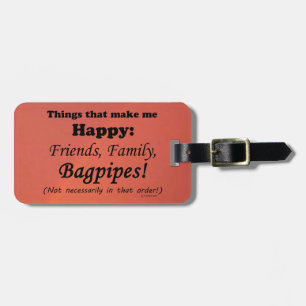 Etiqueta Para Maletas Las tonterías me hacen feliz