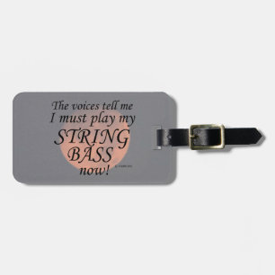 Etiqueta Para Maletas Las voces de String Bass dicen que hay que jugar