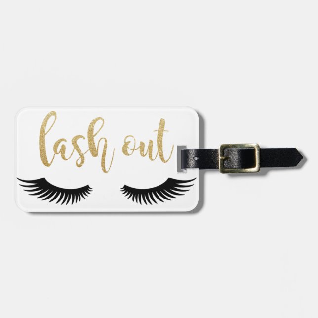 Etiqueta Para Maletas latigazo-hacia fuera-LSE-metal-viaje-tazas (Frente Horizontal)