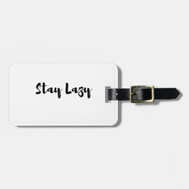 Etiqueta Para Maletas Lazy Day Bliss