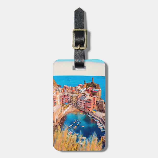 Etiqueta Para Maletas ldp VERNAZZA - Cinque Terre - (Frente Vertical)