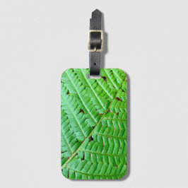 Etiqueta Para Maletas Leaf verde