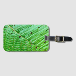 Etiqueta Para Maletas Leaf verde