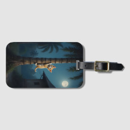 Etiqueta Para Maletas Learning to Climb – Cute Cat Moment