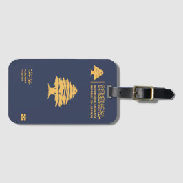 Etiqueta Para Maletas Lebanon passport