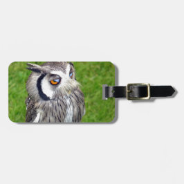 Etiqueta Para Maletas Lechuza Gorgosa