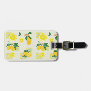 Etiqueta Para Maletas Lemon Floral