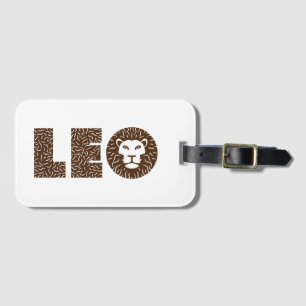 Etiqueta Para Maletas Leo