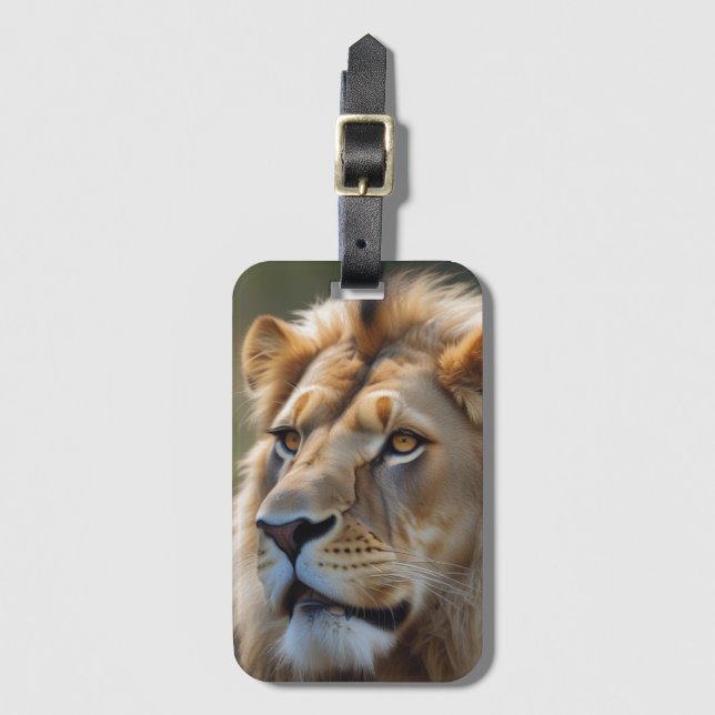 Etiqueta Para Maletas León (Anverso vertical)