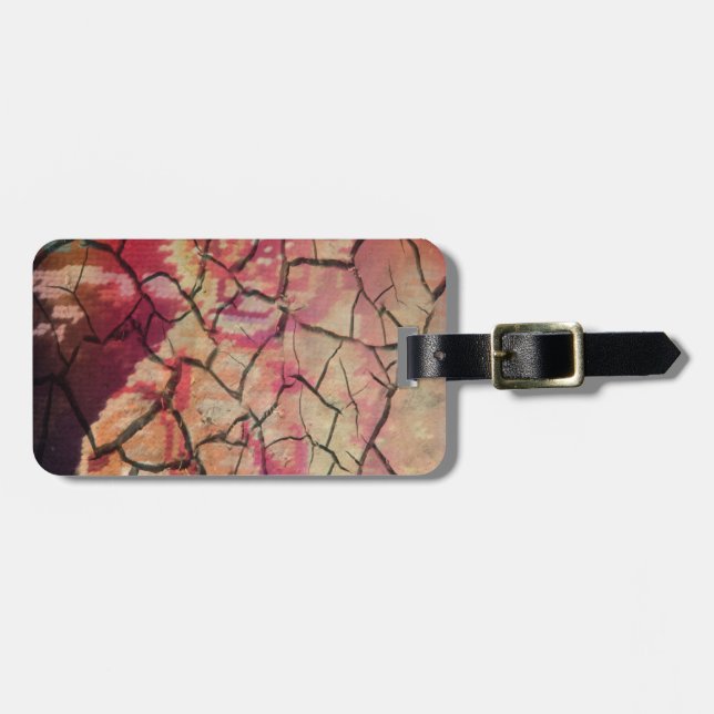 Etiqueta Para Maletas León elegante terrenal: Diseño texturado de Hakuna (Frente Horizontal)