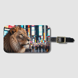 Etiqueta Para Maletas León en Times Square