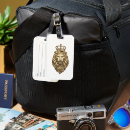 Etiqueta Para Maletas León Magnífico