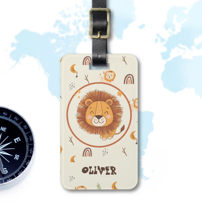 Etiqueta Para Maletas León sinvergüenzo y caprichoso (Subido por el creador)