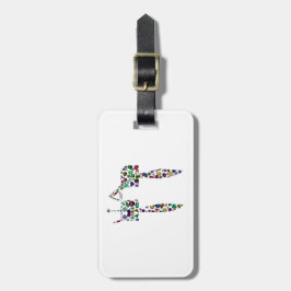 Etiqueta Para Maletas Letra hebrea 'CHET'