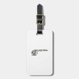 Etiqueta Para Maletas Letra hebrea vAV