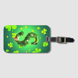 Etiqueta Para Maletas Letras de monograma