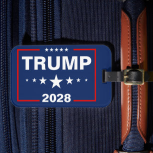 Etiqueta Para Maletas Letrero de Trump 2028