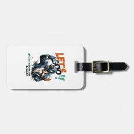 ETIQUETA PARA MALETAS LET'S GOO LESSONS LEARN LUGGAGE TAG