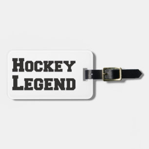 Etiqueta Para Maletas Leyenda de hockey