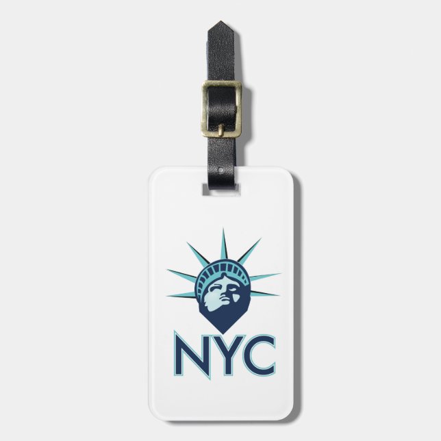Etiqueta Para Maletas Libertad de NYC (Frente Vertical)