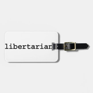 Etiqueta Para Maletas libertarian.