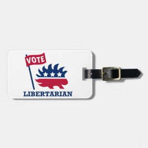 Etiqueta Para Maletas LIBERTARIO del VOTO -