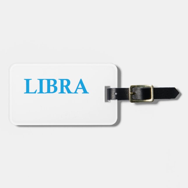 Etiqueta Para Maletas libra (Frente Horizontal)