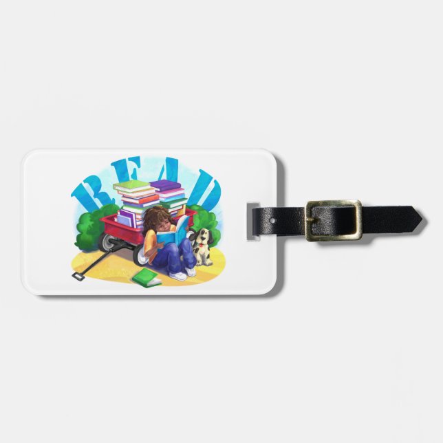 Etiqueta Para Maletas Libro Wagon (Frente Horizontal)