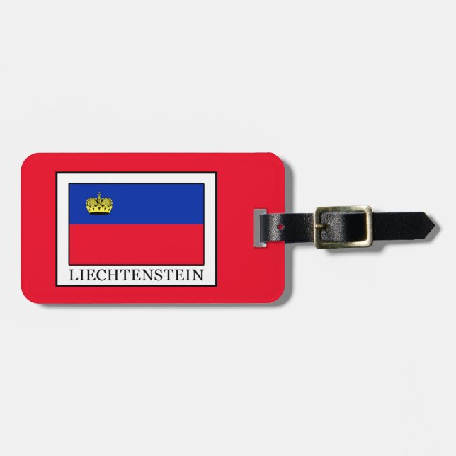 Etiqueta Para Maletas Liechtenstein (Frente Horizontal)