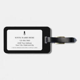 Etiqueta Para Maletas Life Is Better at Tee Time Personalized Golfer