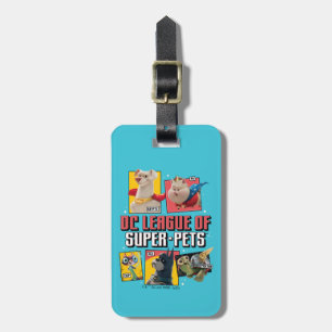 Etiqueta Para Maletas Liga DC de SuperMascotas