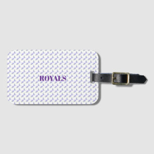 Etiqueta Para Maletas Lila Lavanda Floral Botánico Todo en Uno Foil W
