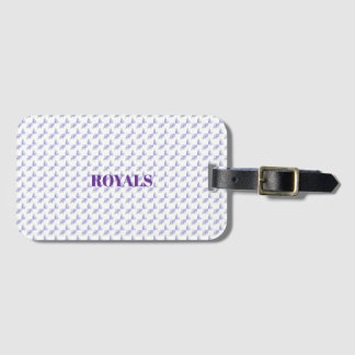 Etiqueta Para Maletas Lila Lavanda Floral Botánico Todo en Uno Foil W