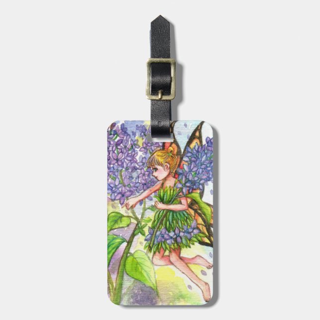 Etiqueta Para Maletas Lilac Fairy (Frente Vertical)