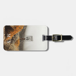 Etiqueta Para Maletas Límite de velocidad monogramado de 15 Rótulos Gold