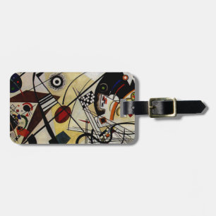 Etiqueta Para Maletas Línea transversal ininterrumpida de Kandinsky