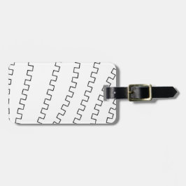 Etiqueta Para Maletas Líneas de cierre