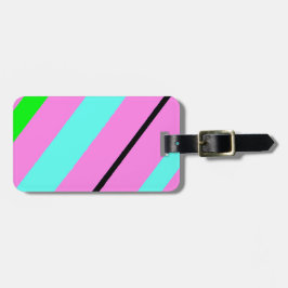 Etiqueta Para Maletas Líneas de color