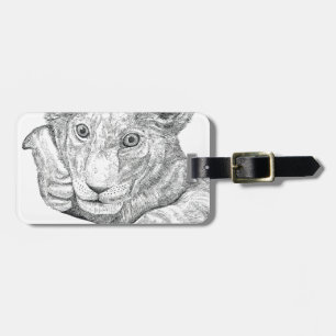 Etiqueta Para Maletas Lion Cub