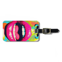 Lips de Chica de arte pop