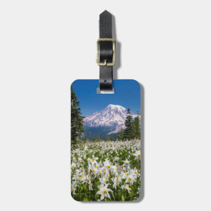 Etiqueta Para Maletas Lirios de avalancha y Monte Rainier 2