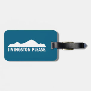Etiqueta Para Maletas Livingston Montana Por favor