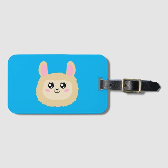 Etiqueta Para Maletas Llama (Anverso horizontal)