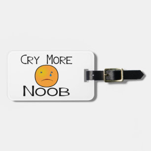 Etiqueta Para Maletas Llora más Noob