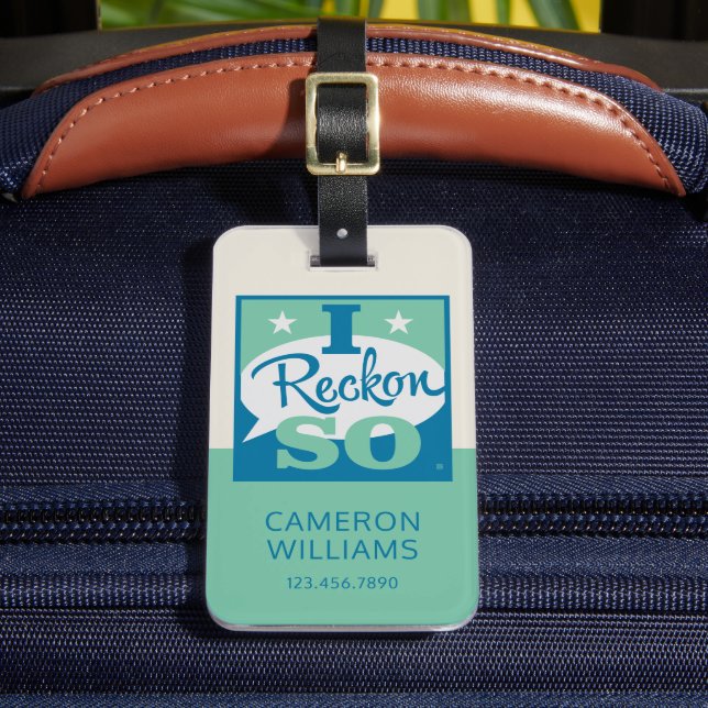 Etiqueta Para Maletas Lo Reckon (Anverso In situ 2)