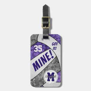 Etiqueta Para Maletas ¡Lo tengo! chicas de los colores del equipo de vol