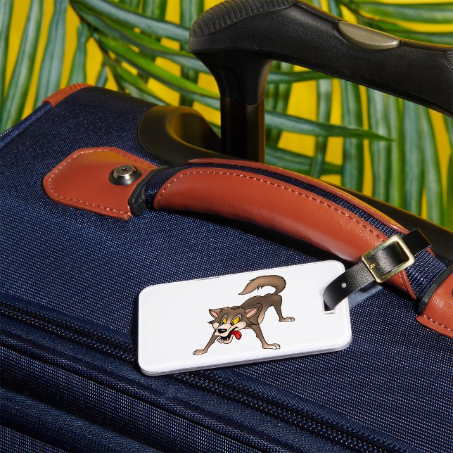 Etiqueta Para Maletas Lobo personalizado con expresión falsa (Subido por el creador)