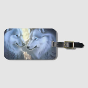 Etiqueta Para Maletas Lobos