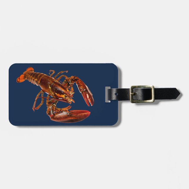 Etiqueta Para Maletas Lobster (Frente Horizontal)