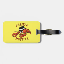 Etiqueta Para Maletas Lobster Mobster 🦞 Gangster de Personalizado muy t